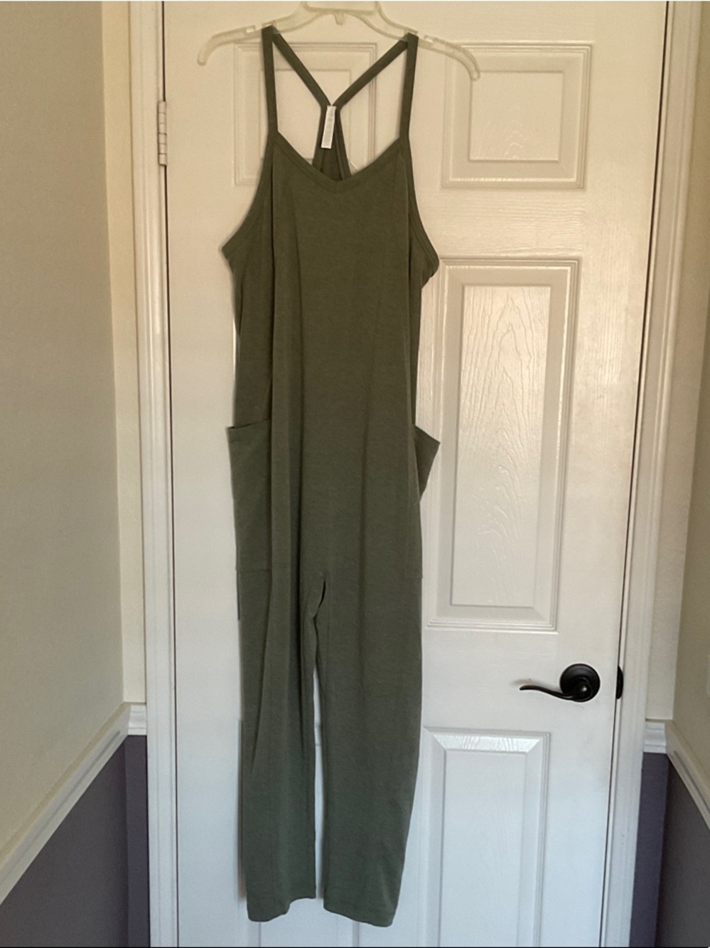 Zella change of Heart Jumpsuit - Small - Olive Night Heather